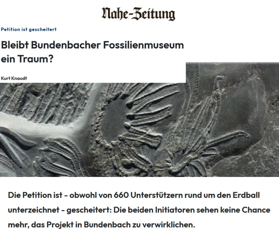 Bundenbach-Fossilien_Petition gescheitert_Nahe-Zeitung
